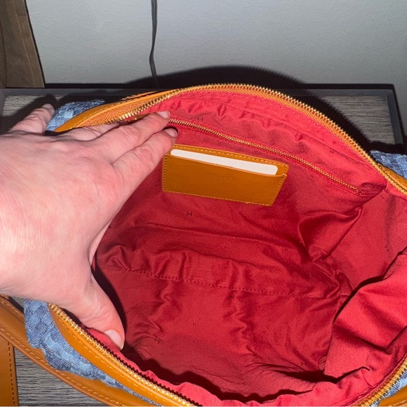 NWT Hammitt Morgan Denim Shoulder and Crossbody Strap Bag NWT Retail $475 - Picture 5 of 11